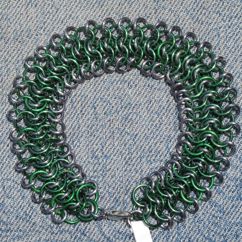 CHAINMAIL BRACELET - CATERPILLAR WEAVE